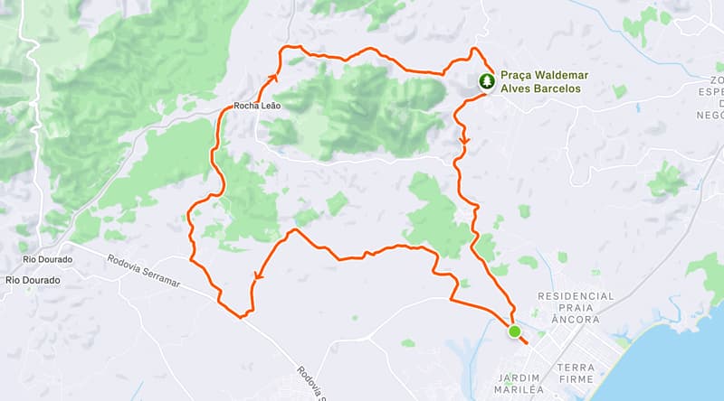 Mapa 40km